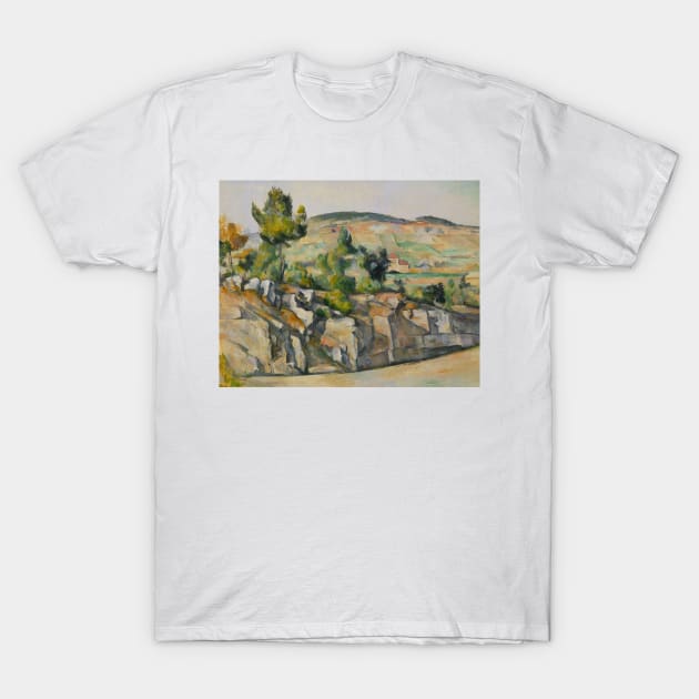 La Route en Provence by Paul Cezanne T-Shirt by Classic Art Stall